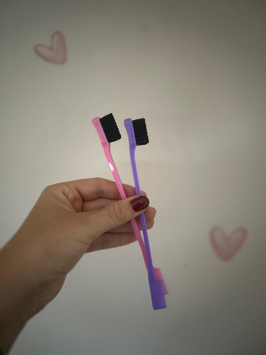 ✨ Baby- en peuterhaartool – dubbelzijdige borstel & kam