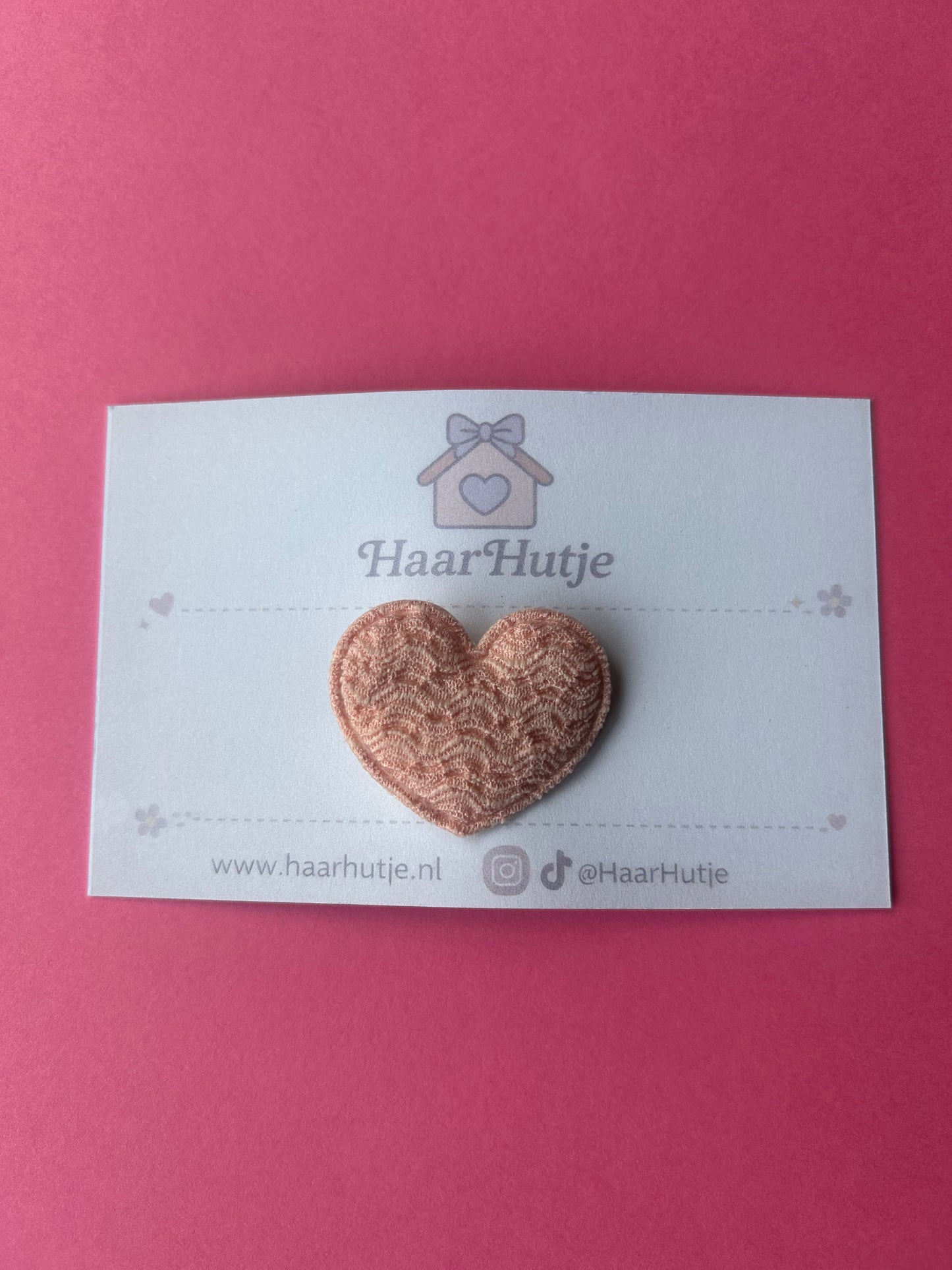 💗 Hartjes clip – handgemaakt – alligatorclip