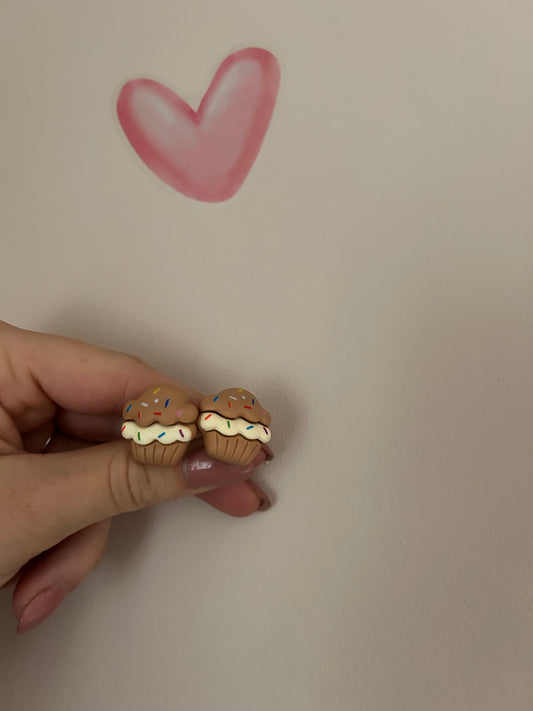 🧁 Cupcake – handgemaakte elastiekjes