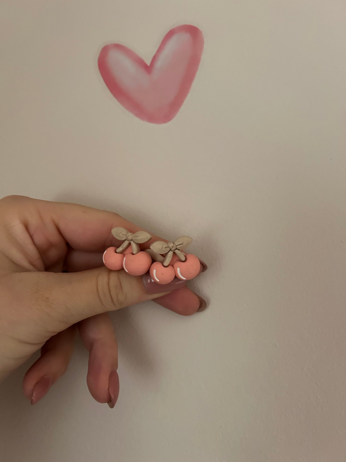 🍒 Kers – handgemaakte elastiekjes