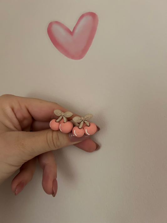 🍒 Kers – handgemaakte elastiekjes